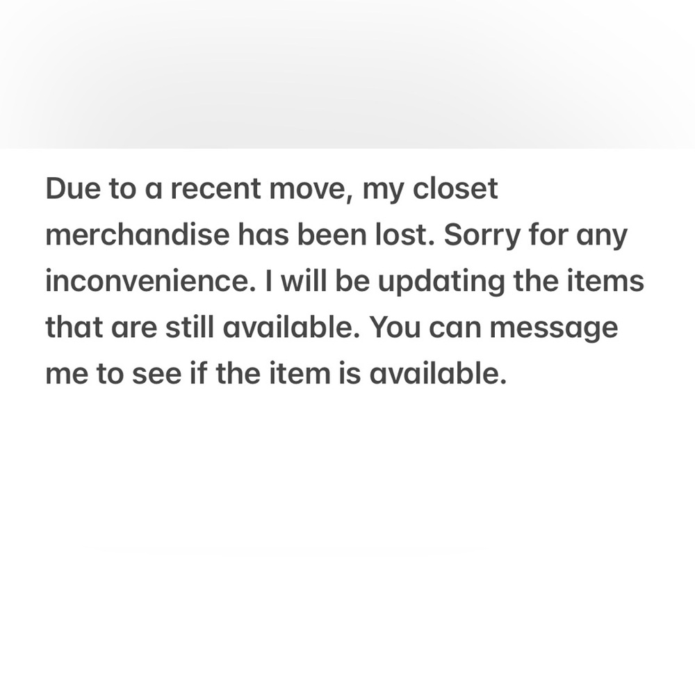 Loss of merchandise